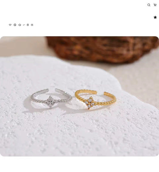 Aurora Thin Open Ring