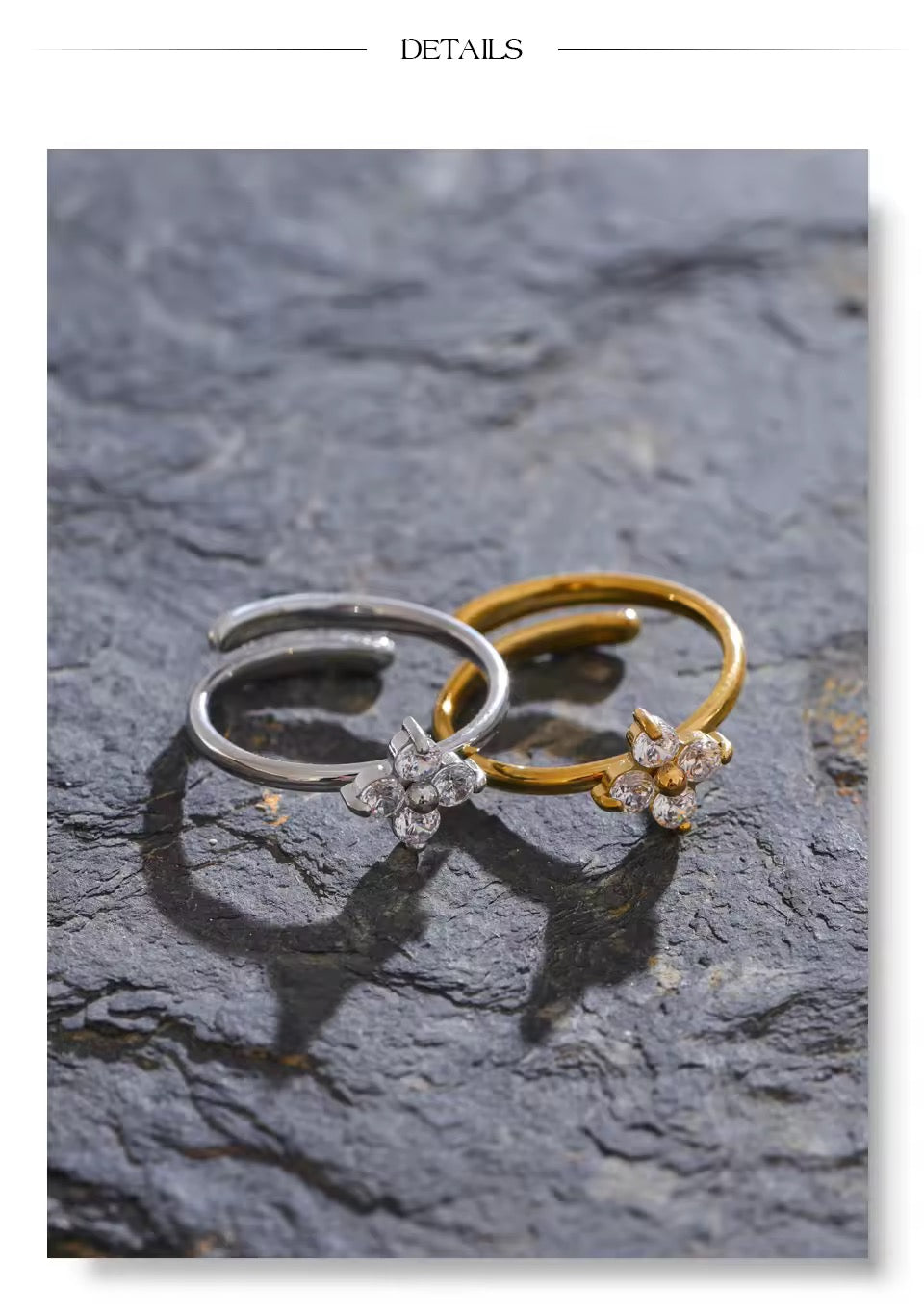 Flower Adjustable Ring