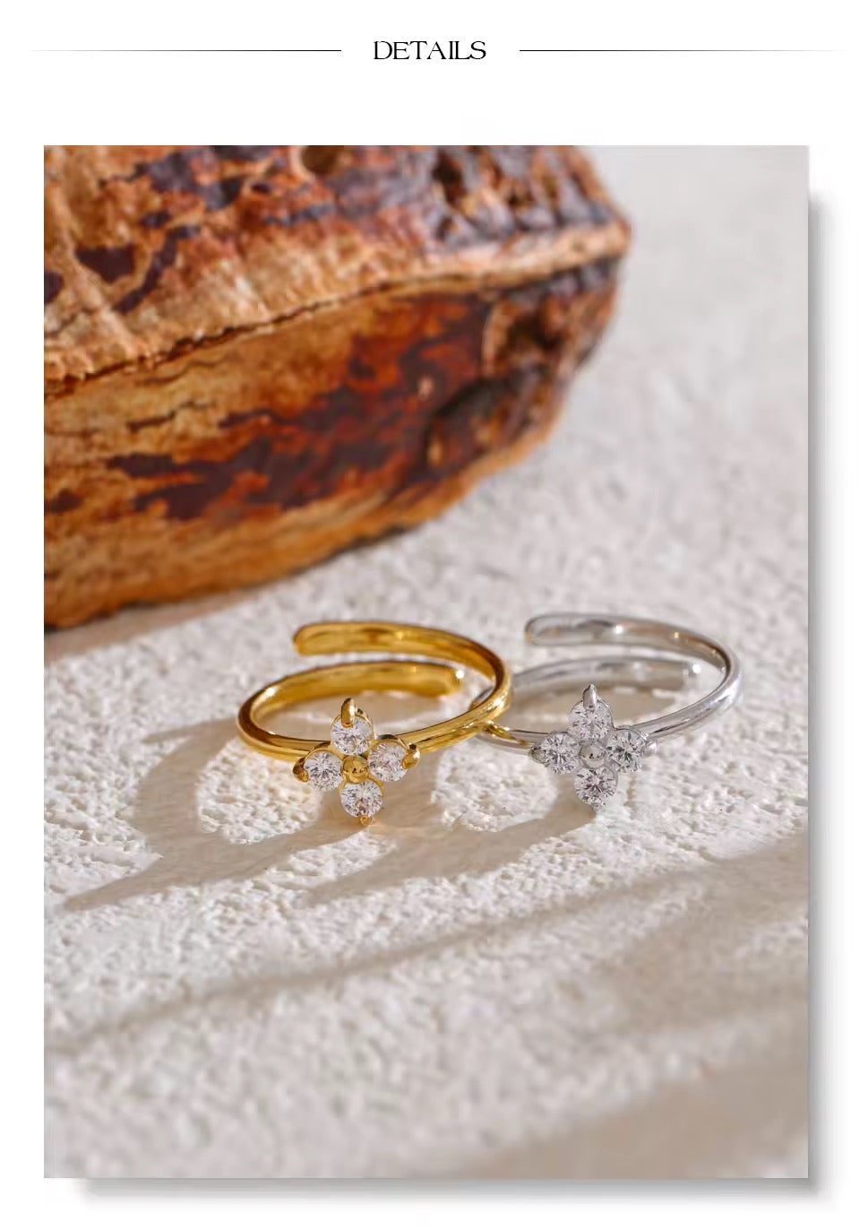 Flower Adjustable Ring