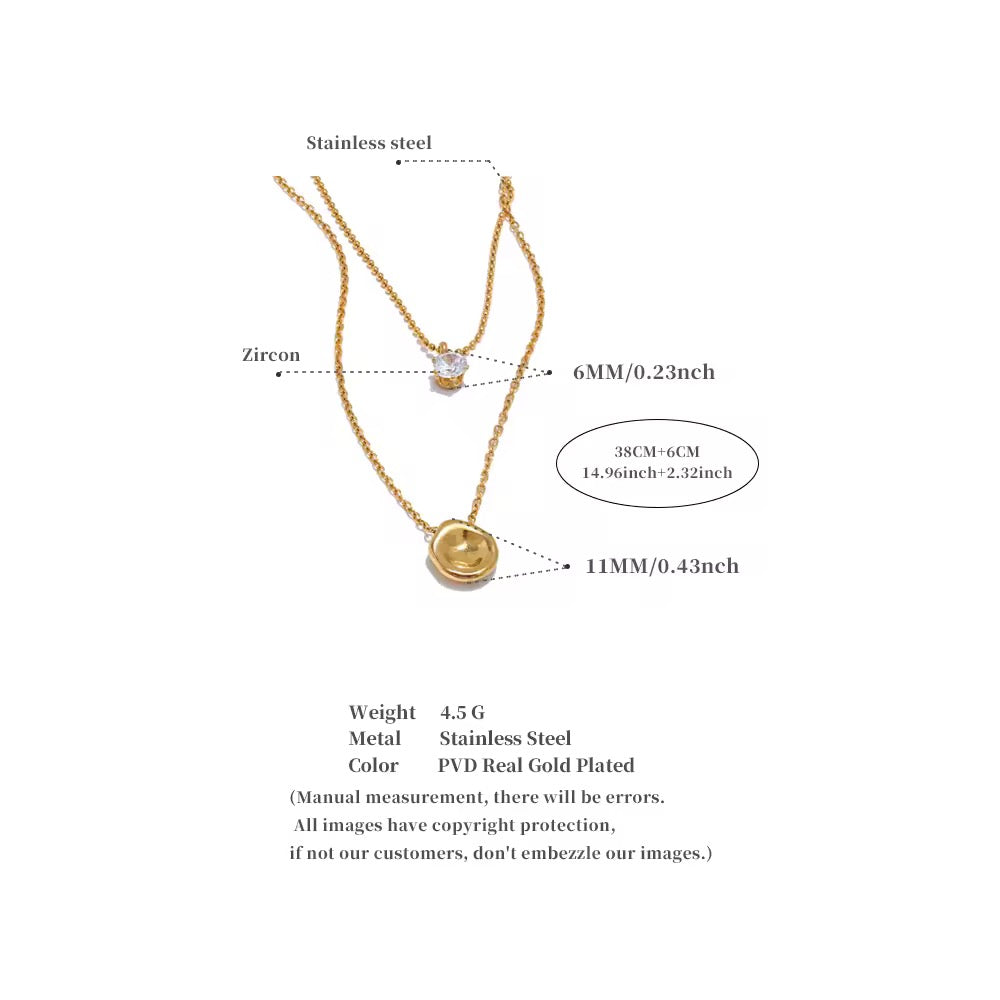 Double Layer Chain Necklace