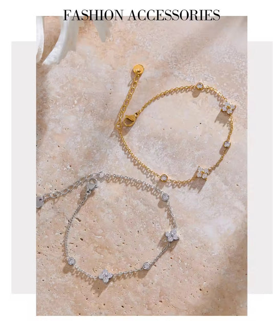 Gold Crystal Bracelet