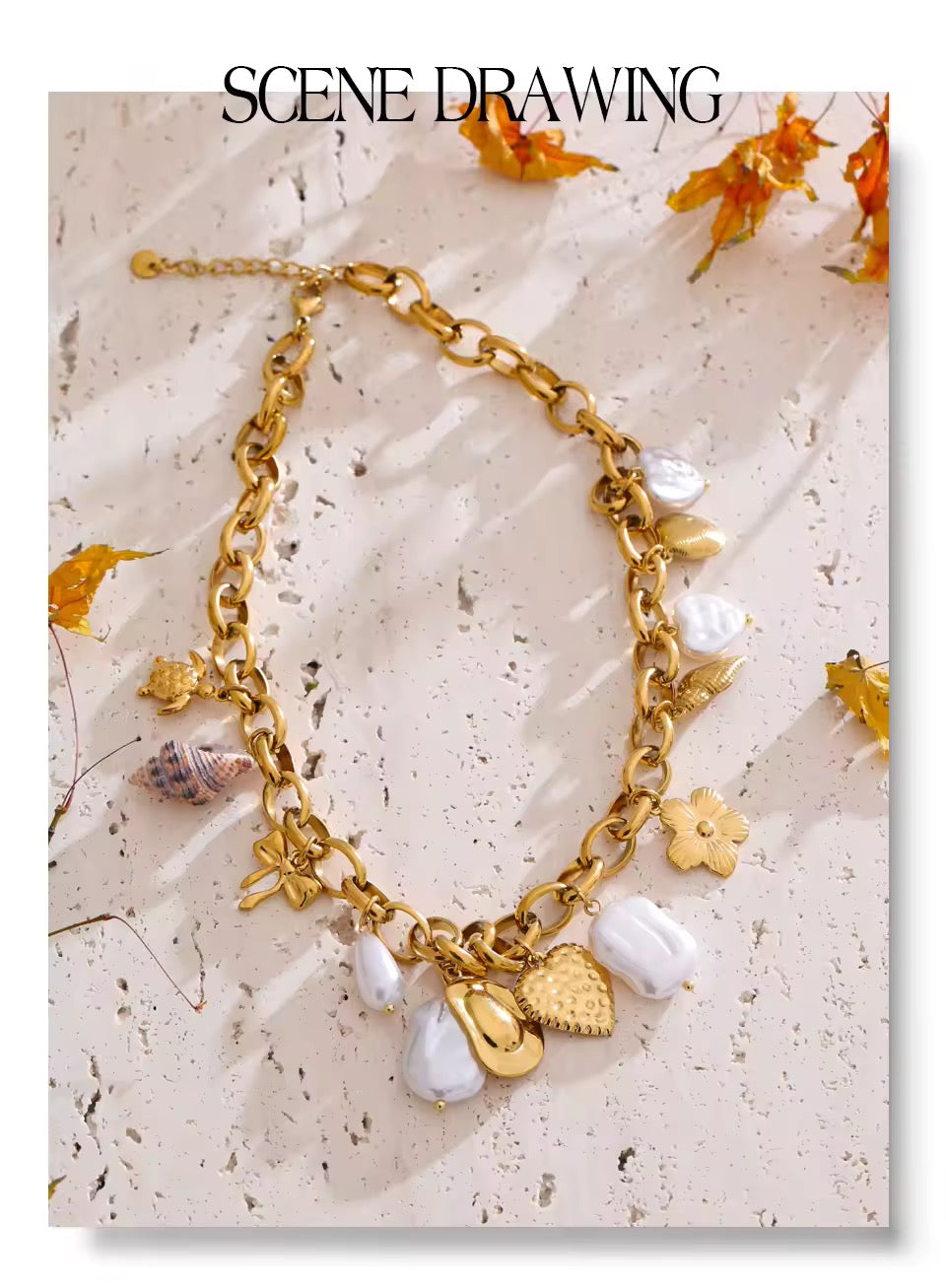 Ocean Charm Necklace