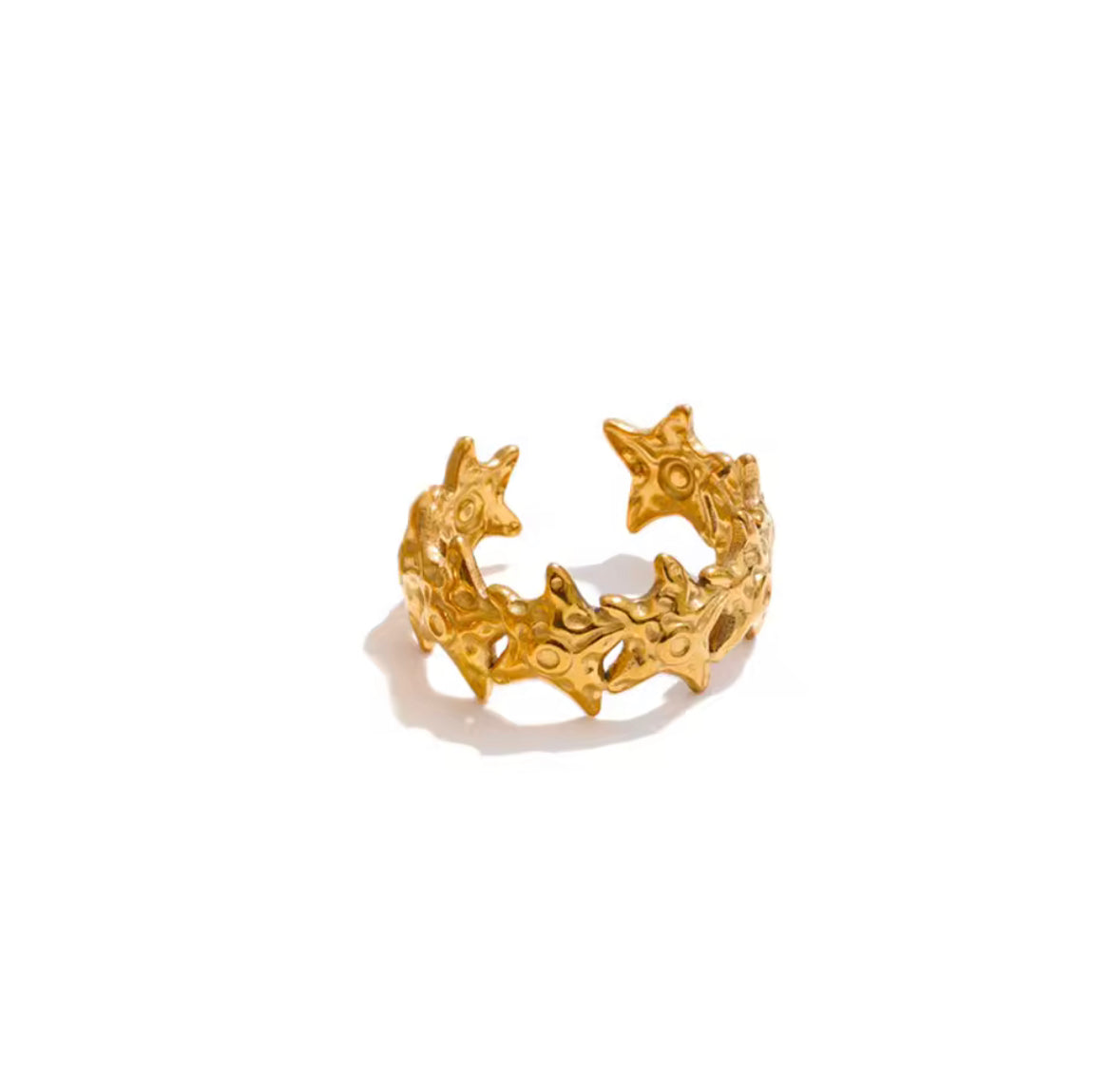 Starfish Open Ring