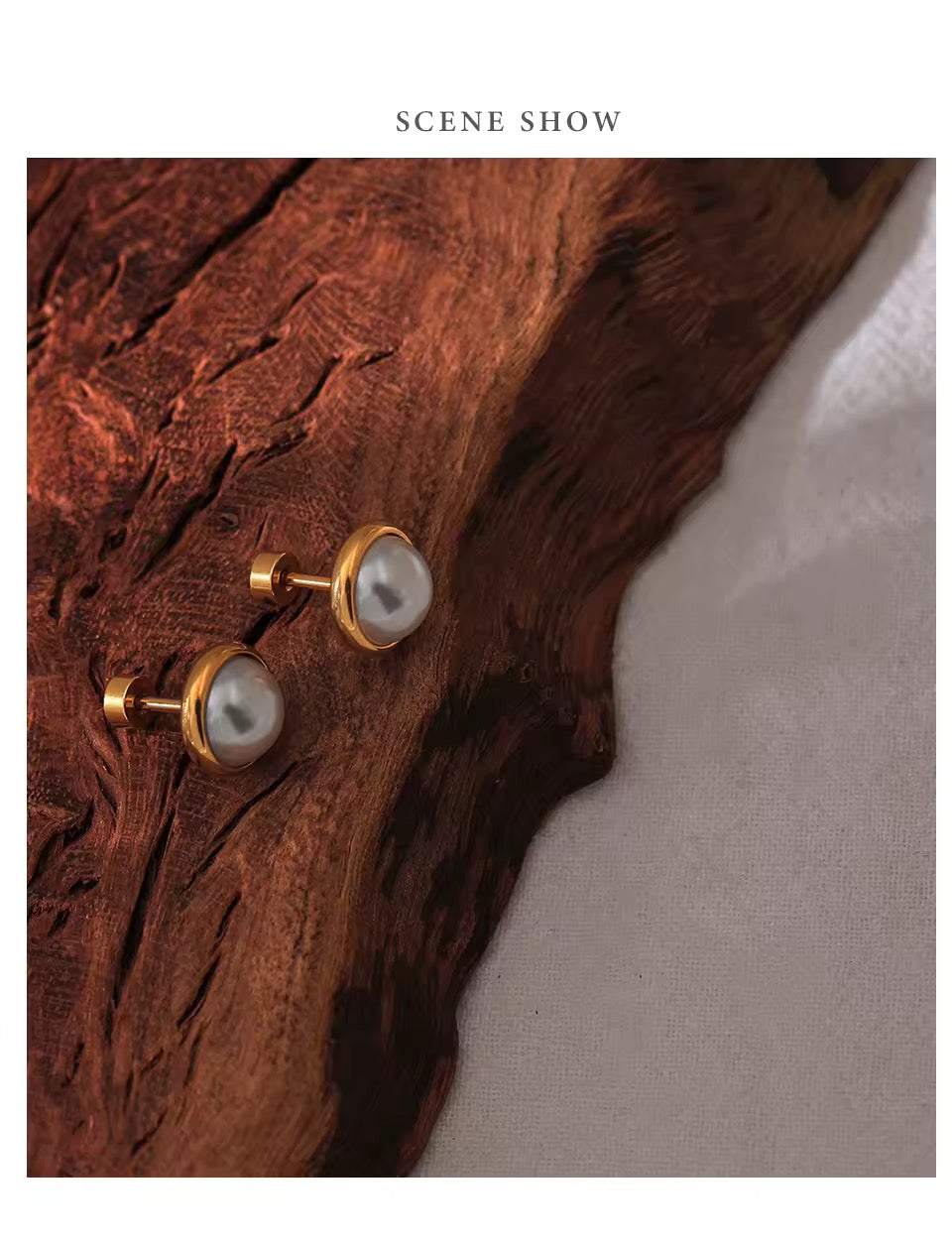 Pearls Stud Earrings