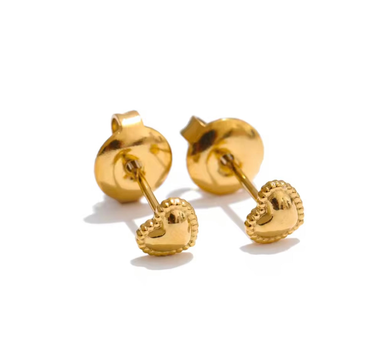 Mini Very Small Chic Heart Earrings