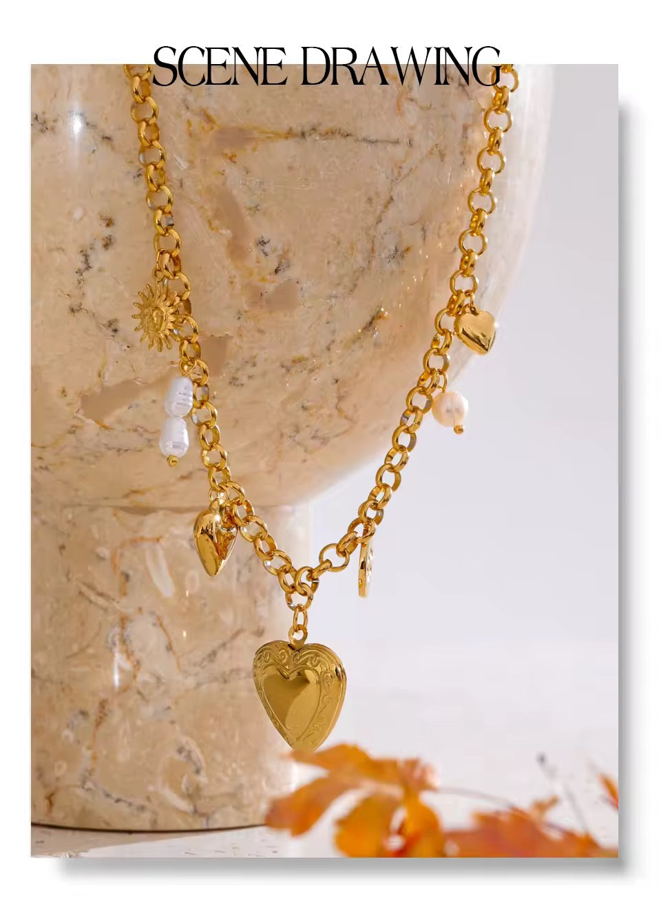 Heart Charms Necklace