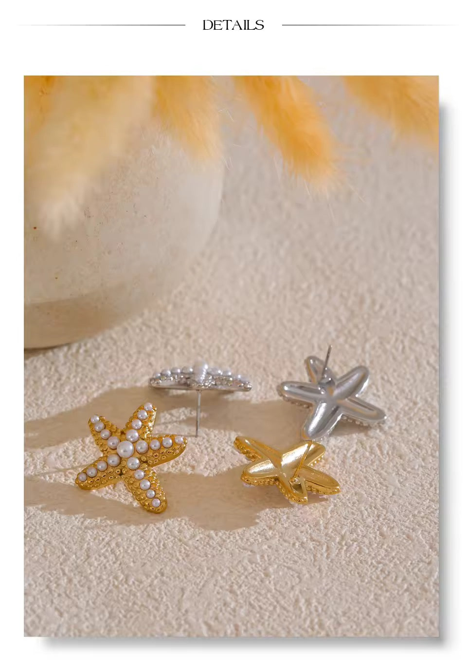 Starfish Stud Earrings