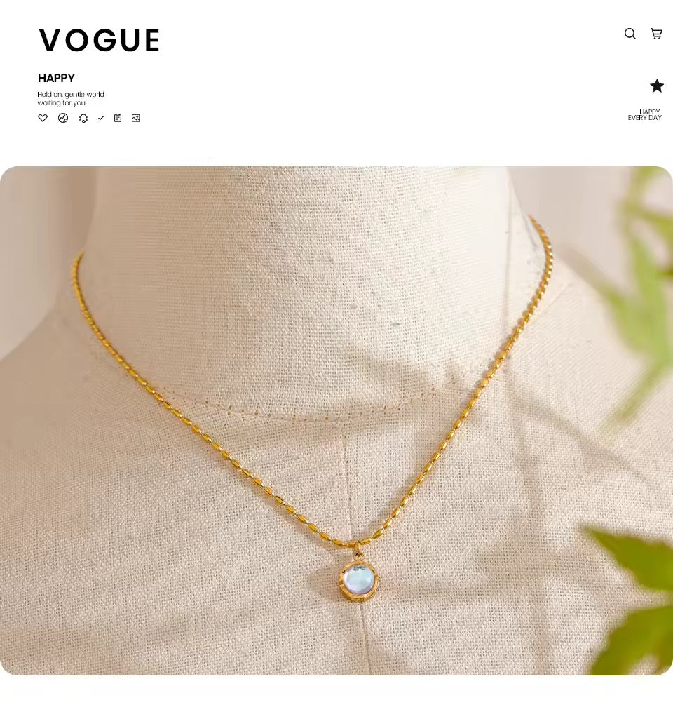 Moonlight Stone Necklace